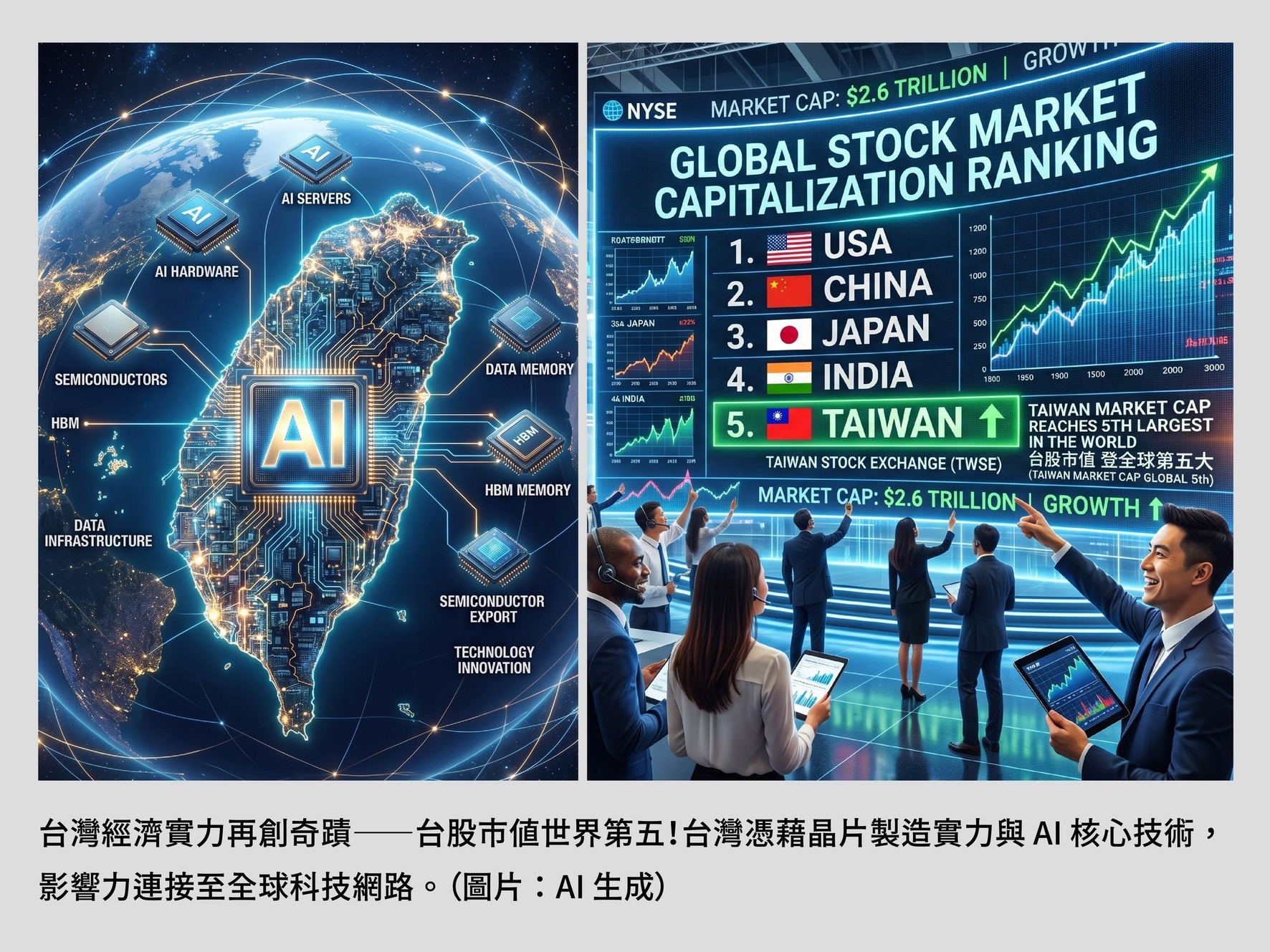 台股市值登全球第五 AI供應鏈啟動企業總部計畫−國門首席【亞太嵿富】壓軸倒數